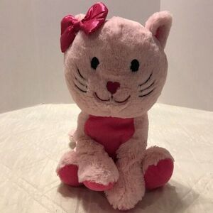 ANIMAL ADVENTURE‎ PINK CAT WITH BOW 12" PLUSH